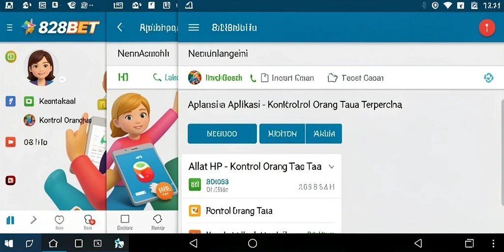 Tampilan antarmuka 828BET yang sederhana dan fungsional untuk kontrol orang tua.