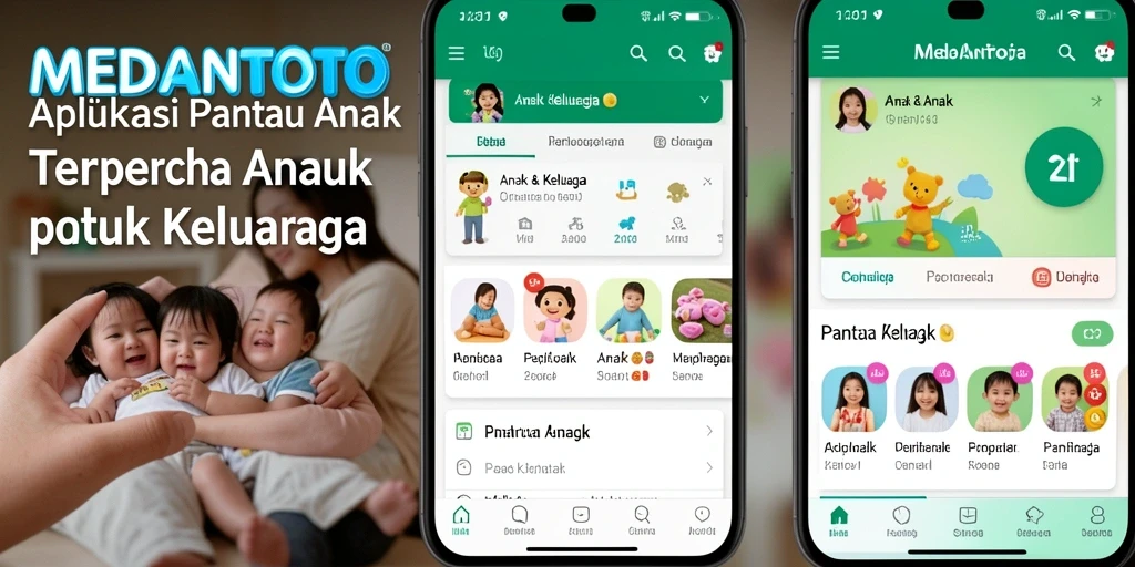Tampilan antarmuka MEDANTOTO yang ramah pengguna untuk pantau anak.