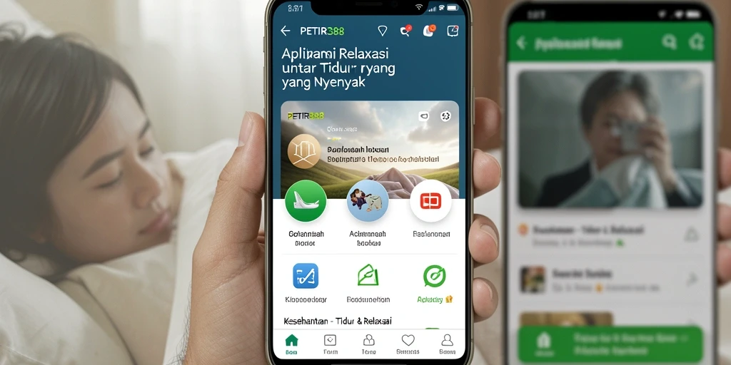 Tampilan antarmuka PETIR388 yang menenangkan untuk tidur lebih baik.