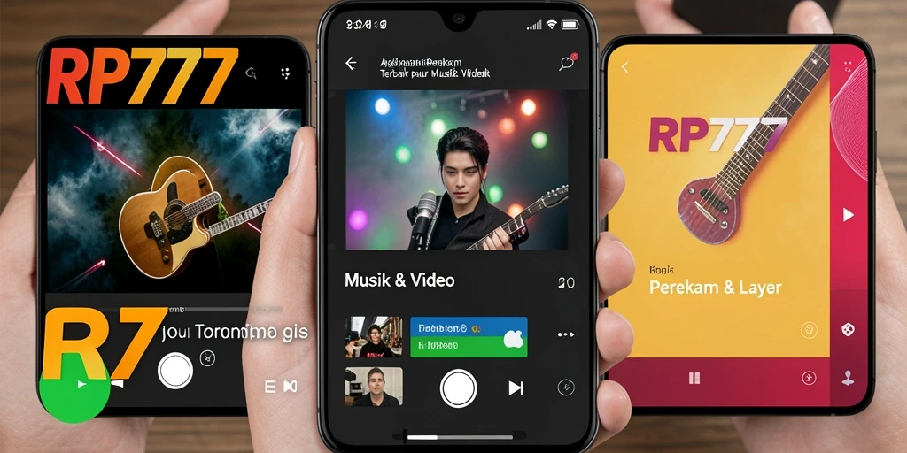 Antarmuka RP777 menampilkan fitur perekam layar yang mudah digunakan.