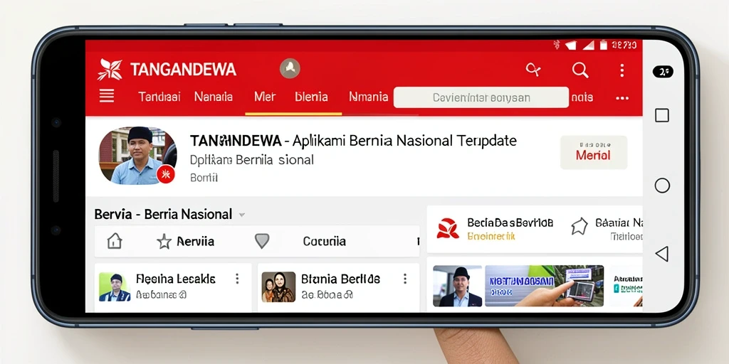 Tampilan antarmuka aplikasi TANGANDEWA yang modern dan informatif.