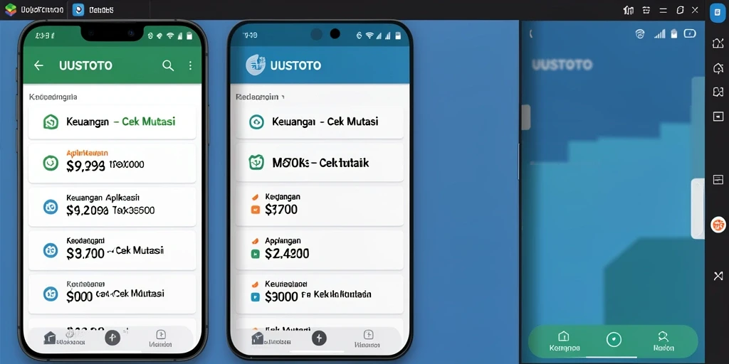 Antarmuka UUSTOTO untuk cek mutasi keuangan yang informatif