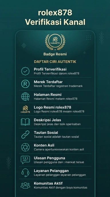 Kanal Resmi rolex878 untuk Pengguna Android Indonesia